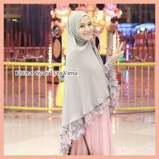 Khimar Syari Lyra Virna Trend Fashion Hijabers Terbaru 2015