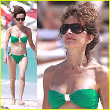 Soap opera star Susan Lucci shows off her body as she