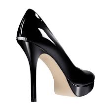 Dior Miss Dior open-toe platform pump in black patent leather - My ...