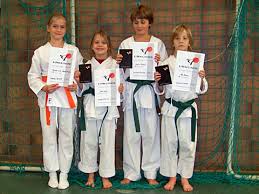 Am Samstag, den 28.11.2009 haben Hanna Lea Hackländer, Lisa Hepp, Nils Hepp und Lukas Braun erfolgreich bei der Gürtelprüfung des Karate-Do Landau im Rahmen ... - 2009_11_28_jujutsu