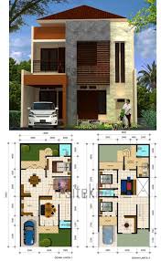 Gambar Desain Rumah Minimalis Modern 2 Lantai Type 36-45-90