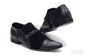 Paris Men'S Black Dress Shoes Mens Leather Office Shoes Sneaker ...