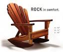 Baldwin Lawn Furniture - Chairs - Baldwin Adirondack Rocking Chair