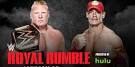 WWE Champion Brock Lesnar Vs. John Cena At Royal Rumble 2015
