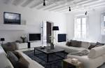 Attractive Modern White Living Room Apartment Design « Amazing ...