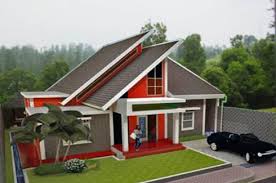 Desain Bentuk Atap Teras dan Rumah Minimalis Modern 1 Lantai
