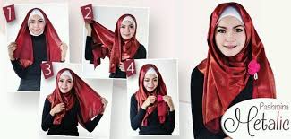 Metallic pashmina hijab from My Baju Muslim.... | beautiful hijab ...