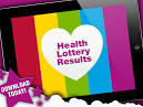 HEALTH LOTTERY RESULTS Push Alerts Winning Ticket! on the App.