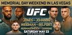 Jon Jones vs. Anthony Johnson Headlines UFC 187 Memorial Day.