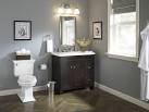 Bathroom: Traditional Bathroom Vanity In The Corner, Bathroom ...