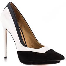 L.A.M.B. Ohio Black White Shoes for Women | Aemow