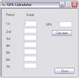 GPA CALCULATOR - C# forum - developer Fusion