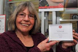 Helen Rimmer MBE is celebrating 30 years of service at Ashton Hayes Post Office. An Ashton Hayes woman is marking 30 years of service running the village ... - zz190214helencdel-6754551