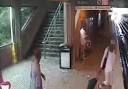 Captured on video: the horrifying moment that a blind woman walked