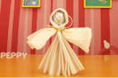 How to make Christmas Angel with Tissue Papers Online: 123Peppy.