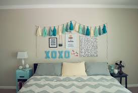 Bedroom Cool Blue Accents At Contemporary Bedroom Using Homemade ...