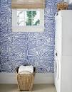 Zebra Wallpaper - Contemporary - laundry room - Suellen Gregory