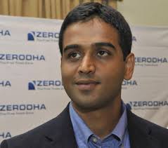 Business Line Barrier-free trading: Nithin Kamath, Founder and CEO of Zerodha, at a media interaction in Hyderabad on Monday. — Photo: P.V. Sivakumar - BL14_AP_ZERODHA_1176380f