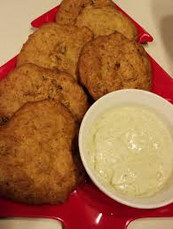 Image result for food Clam Fritters, Tomato sauce