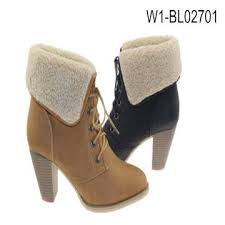 Minyo Fashion Lady Winter faux fur ankle boots with fleece fold ...