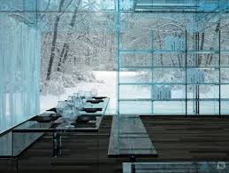 glass and cool house design