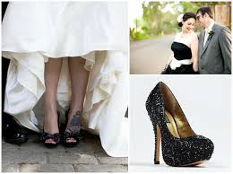 Unique Wedding Idea: Black Wedding Shoes | It's All About the Shoes...