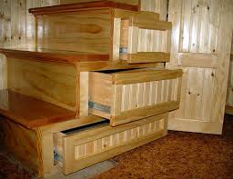 Stair side drawers