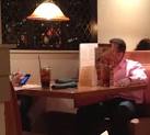 Worst date ever: Man uses menus barricade to block out girl at