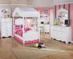 Kids Bedroom Furniture Set With Ashley Exquisite While Canopy ...