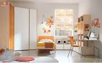 Inspiring Fresh Orange And White Bedroom | Daily Interior Design ...