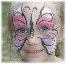 Butterfly Face Painting Designs