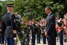 President Obama Places Wreath at Tomb of the Unknown in Arlington ...