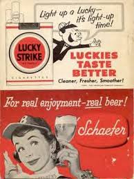 1956 USA - Lucky Strike Cigarette Images?q=tbn:ANd9GcS7l39-e99B0062_1dzfjAyq-LDaMAZeaUoqUbDoSZ1lAMLa5pr