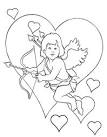 Kids' Korner Free Coloring Pages -Valentine Cupid