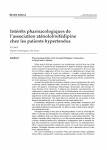 <b>aténolol</b>/nifédipine chez