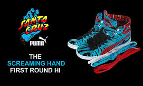 Originally previewed back in April, an approximate announce date has been announced for the Jim Phillips x Puma First Round release. - jim-phillips-x-puma-first-round-screaming-hand-01