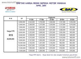 Harga Yamaha YZF-R15 2014 OTR + Spesifikasi