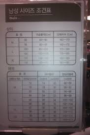 Life in Korea: Some sizing charts to work with - One Weird Globe