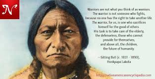 Sitting Bull warrior quote