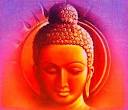 Do not dwell in the past, do not dream of the future, concentrate the mind ... - purple_gold_buddha_head