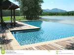 Swimming Pool In Beautiful Sce Royalty Free Stock Photos - Image ...