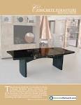 Concrete Furniture- Unlimited Shapes, Styles, Colors, and Local - PDF