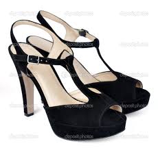 Black high heels shoes � Stock Photo © tashka2000 #10792816