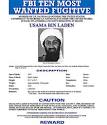 FBI's Ten Most Wanted List