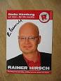 Bild: Radio Hamburg - Rainer Hirsch- handsign. Autogramm!