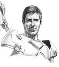 Mayhew, Mike - Iron Man Detail, in Ray Cuthbert's Manning; Martin; Mayhew; ... - MayhewIronMan