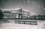 New York City - Snow - Janus - Queensboro Bridge View from Sutton.