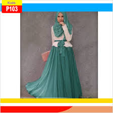 Model Baju Pesta Muslim Terbaru : | Butik Batik dan Gamis Modis ...