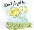 SPRING FORWARD with Words and Happy Flower | Christian Calendar ...