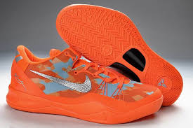 basketball shoes Cheap Nike Kobe 8 SYstem Elite Orange Metallic ...